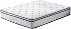 Queen Mattress 11.4 Inch Pillow Top Pocket Spring Hybrid Mattress, Memory Foam Innerspring Firm Bed in a Bag