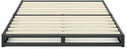 Zinus Joseph Low Profile 6 Inch Platform Bed Frame, Wood Slat Support, No Box Spring Needed, Eco Friendly WonderBox(TM) Packaging, Easy Assembly, Black, Full