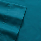 Sweet Home Collection RV Short Queen Comforter Set for RV Camper - Comforter Set with Fitted & Flat Sheet, 4 Pillowcases - Tailored for RV Short Queen Beds - Cozy Essentials for Your RV Bedroom, Teal
