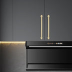 10 Pack 12-3/5 inch(320mm) Brushed Brass Kitchen Cabinet Handles Cabinet Pulls Gold Drawer Pulls Kitchen Cabinet Hardware Handles Dresser Handles