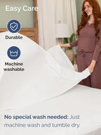 Extra Deep Twin Sheet Set - 4 Piece Breathable and Cooling Sheets - Hotel Luxury Bed Sheets Set - Easy Fit - Soft, Wrinkle Free and Comfy Sheets Set - Antique White Sheet Set with Extra Deep Pockets