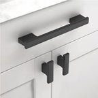Asidrama 30 Pack 5 Inch(128mm) Matte Black Kitchen Cabinet Handles, Cabinet Pulls Kitchen Cabinet Hardware for Cupboard Drawer Pulls