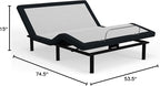 Blissful Nights Full e3 Adjustable Bed Base Frame with Head and Foot Incline, Wireless Remote Control, Easy Assembly, and 10 Year Warranty