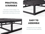 Queen Box Spring 5 Inch Low Profile Heavy Duty Metal Frame Mattress Foundation for Queen Size Bed, Quiet Noise-Free,Easy Assembly, 3000lbs Capacity