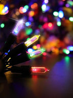 Twinkle Star 2 Pack Battery Operated Christmas Lights, Total 32 FT 100 LED Outdoor Christmas Lights with 8 Modes, Xmas Tree Lights Waterproof for Patio Garden Party Wedding Holiday Decor Multicolor