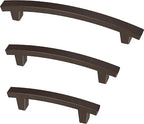 Franklin Brass Pierce (5-Pack) Cabinet Handles 3' Hole Center Deep Bronze Kitchen Drawer Pulls Dresser, Furniture Hardware P29519K-324-B