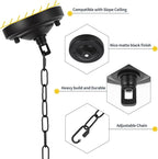 5.16Inch Light Canopy Kit, Ceiling Plate for Chandelier with Mounting Hardware, Iron Ceiling Canopy Kit for Pendant Light, Easy to Install