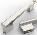 Asidrama 10 Pack 4 Inch(102mm) Brushed Satin Nickel Kitchen Cabinet Handles, Cabinet Pulls Kitchen Cabinet Hardware for Cupboard Drawer Pulls