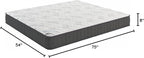 Ottomanson Full 9" Hybrid Mattress - Medium-Firm Support - Made in USA - Individually Pocketed Coils & CertiPUR-US Foam - Fiberglass-Free - Bed in a Box