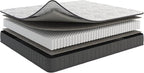 Ottomanson Queen 9" Hybrid Mattress - Rock Hard Feel - Made in USA - Individually Pocketed Coils & CertiPUR-US Foam - Fiberglass-Free - Bed in a Box