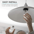 LUXRITE A15 LED Bulb 40W Equivalent, 7W, 4000K (Cool White), 600 Lumens, Enclosed Fixture Rated, Dimmable Ceiling Fan Light Bulbs, E26 Medium Base, UL Listed - Indoor and Outdoor (16 Pack)