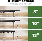 Marsail MS03 Queen Adjustable Bed Base + 10-inch Gel Memory Foam Mattress, Head and Foot Incline, Adjustable Bed Frame for Lounging, Reading, Reduce Snoring and Acid Reflux, Queen