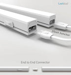 Under Cabinet Lighting Plug in, 32 Inch 4 Pcs, Linkable AC120V 3CCT 3000K/4000K/5000K Ultra Slim, LED Under Cabinet Lights for Counter Light, Kitchen, Shelf, Sink, Workshop, Desk, White