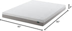 ZINUS 6 Inch Ultima Memory Foam Mattress [New Version], Queen, Fiberglass Free, Medium Firm Feel, Breathable Airflow Memory Foam, Certified Safe Foams & Fabric, Mattress in A Box