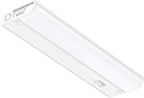 GETINLIGHT 12-inch Hardwired Only LED Under Cabinet Lighting, Soft White(3000K), Dimmable, Matte White Finished, ETL Listed, IN-0201-11-WH