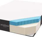 Modway Aveline 12” Gel Infused Memory Mattress with CertiPUR-US Certified Foam Full Mattress