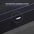 ABENE 3 Inch Dual Layer Full Memory Foam Mattress Topper, 2 Inch Memory Foam Plus 1 Inch Down Alternative Pillowtop Mattress Pad with Deep Pocket, Soft Support for Pressure Relief, Black