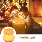 Large Owl Night Lights for Kids LED Nursery Lamp Children's Room Moon Bedside Lamp, Changeable Brightness & Color Child Table Night-Light, Lighting for Travel and Camping Child Gift - Large