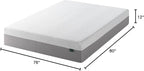 ZINUS 12 Inch Ultima Memory Foam Mattress [New Version], King, Fiberglass Free, Medium Firm Feel, Breathable Airflow Memory Foam, Certified Safe Foams & Fabric, Mattress in A Box