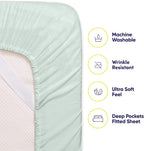 Twin Size Bed Sheets - 4 Piece 1500 Supreme Collection Fine Brushed Microfiber Deep Pocket Twin Sheet Set Bedding - 1 EXTRA PILLOW CASES, GREAT VALUE, Twin, Mint