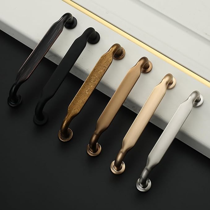 Asidrama 10 Pack 3 Inch(76mm) Brushed Satin Nickel Kitchen Cabinet Handles, Cabinet Pulls Kitchen Cabinet Hardware for Cupboard Drawer Pulls