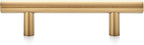 Ravinte 30 Pack 5 Inch Cabinet Pulls Brushed Brass Stainless Steel Kitchen Drawer Pulls Cabinet Handles 5”Length, 3” Hole Center