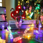30 LED Photo Clip Fairy Lights - Twinkle Starry Lights for Home, Bedroom, Wall, Halloween, Thanksgiving, Christmas, Party, Wedding Decor - Multicolor