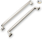 KHTUMEWARE 6 Pack 10 Inch Cabinet Handles - Polished Nickel Kitchen Pulls and Drawer Handles