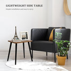 FORAOFUR Side Table, Rectangular Wooden Small End Table, Small Accent Table for Living Room, Bedroom and Balcony, Modern Side Tables for Spaces Home Decor, Easy Assembly