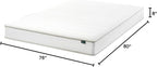 ZINUS 8 Inch Foam and Spring Hybrid Mattress [New Version], King, Fiberglass Free, Medium Firmness, Durable Support, Certified Safe Foams & Fabric, Mattress in A Box