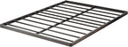 1.6 Inch Bunkie Board Queen Heavy Duty Low Profile Metal Queen Box Spring Bed Base Sturdy Mattress Foundation, Easy Assembly, Noise Free, Black