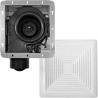 BV LED Bathroom Exhaust Fan With Light 110CFM - 1.2 Sones, Ultra Quiet, 800lm | Bathroom Vent Fan 3000K/4000K/5000K, Covers up to 110 sq. ft. | 4 Inch Duct Collar, Easy Install & Replace