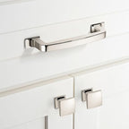 Khtumeware 2 Pack Nickel Cabinet Handles - 12 Inch Polished Pulls and Drawer Handles for Cabinets