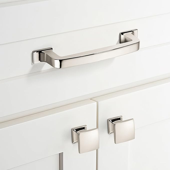 khtumeware 10 Pack 6-1/4 Inch Kitchen Cabinet Handles Polished Nickel Cabinet Pulls Drawer Pulls Kitchen Cabinet Hardware Kitchen Handles for Cabinets Cupboard Handles Drawer Handles