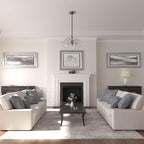 Ekena Millwork CM12BRFLS 12-1/2" x 3-7/8" x 3/4" Bradford Ceiling Medallion, Flash Gold