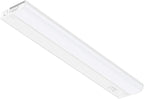 GETINLIGHT 18-inch Hardwired Only LED Under Cabinet Lighting, Daylight White(5000k), Dimmable, Matte White Finished, ETL Listed, IN-0201-12-WH-50