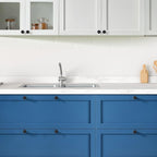 Ravinte 25 Pack Cabinet Knobs Black Kitchen Cabinet Knobs Round Dresser Drawer Pulls Closet Door Pulls 1-1/5 Inch