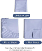 Twin XL Size 3 Piece Sheet Set - Comfy Breathable & Cooling Bed Sheets Set - Hotel Luxury Bedding for Women, Men, Kids, Teens, Boys & Girls - Deep Pockets, Soft and Wrinkle Free - Oeko-Tex - Lavender