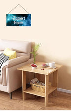 Personalized Sign Outer Space Room Décor Kds Room Decor, Universe Theme Little Man Cave Decor for Nursery, Blue Sky Nursery Decor for Toddler Baby Boys Bedroom