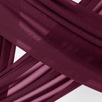 Socomi Wedding Arch Draping Fabric 3 Panels 29" x 19Ft Burgundy Sheer Chiffon Curtain Drapes 6 Yards for Wedding Ceremony Birthday Party Decoration