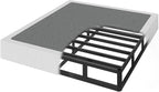 King Box Spring, 7 Inch King Size Box Spring Only, 3000 lbs Heavy Duty Metal Frame Mattress Foundation with Fabric Cover, Easy Assembly-Noise Free