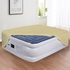 Bedecor Air Bed Sheets for Mattress Cover Removable Bed and Elastic Band Super Soft and Breathable & Deep up to 21" Beige Twin XL