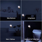 Night Lights Plug into Wall - 2-Pack Sensor LED Mushroom Light, Cute Energy Saving Mushroom Lamp for Kids Adults Living Room Bedroom Kitchen, Bathroom Toilet, Stairs, Hallway Corridor, Warm White