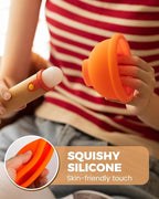Amaredom Plunger Night Light, Cute Plunger Lamp, Wooden Bar Silicone Funny Nightlight, Rechargeable LED Funny Flashlight with 30 Minutes Timer & One Button Control, Bedroom, Washroom, Living Room