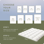 Extra Thick Fitted Mattress Topper - King Size | Soft & Cooling Pillow Top Mattress Pad & Protector | Bed Topper for Back Pain, Straps Stretch 6" to 22" Deep