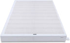 Amazon Basics Smart Box Spring Bed Base, 5-Inch Height Mattress Foundation, Tool-Free Easy Assembly, King, 79"L x 75.5"W x 5"H, White