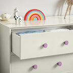 Ravinte 20 Pack Cabinet Knobs Purple Kitchen Cabinet Knobs Round Dresser Drawer Pulls Closet Door Pulls 1-1/5 Inch