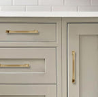 KHTUMEWARE 10pk 8" Cabinet Handles Champagne Bronze Pulls - Warm Brass Drawer Pulls - Kitchen Cabinet Hardware