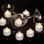 Tea Light Candles with Remote Control,Flickering Flameless LED Candle,Long Lasting 400+Hours,Battery Operated,with Timer for Home Decoration Seasonal &Festival Celebration WarmWhite (50pcs)
