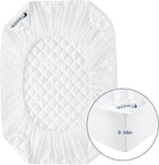Twin Air Mattress Pad Sheets Cover, Air Mattress Topper Protector Plush Quilted, Soft Breathable and Noiseless Down Alternative Mattress Pad with Deep Pocket Fits Up to 16 inch Mattress